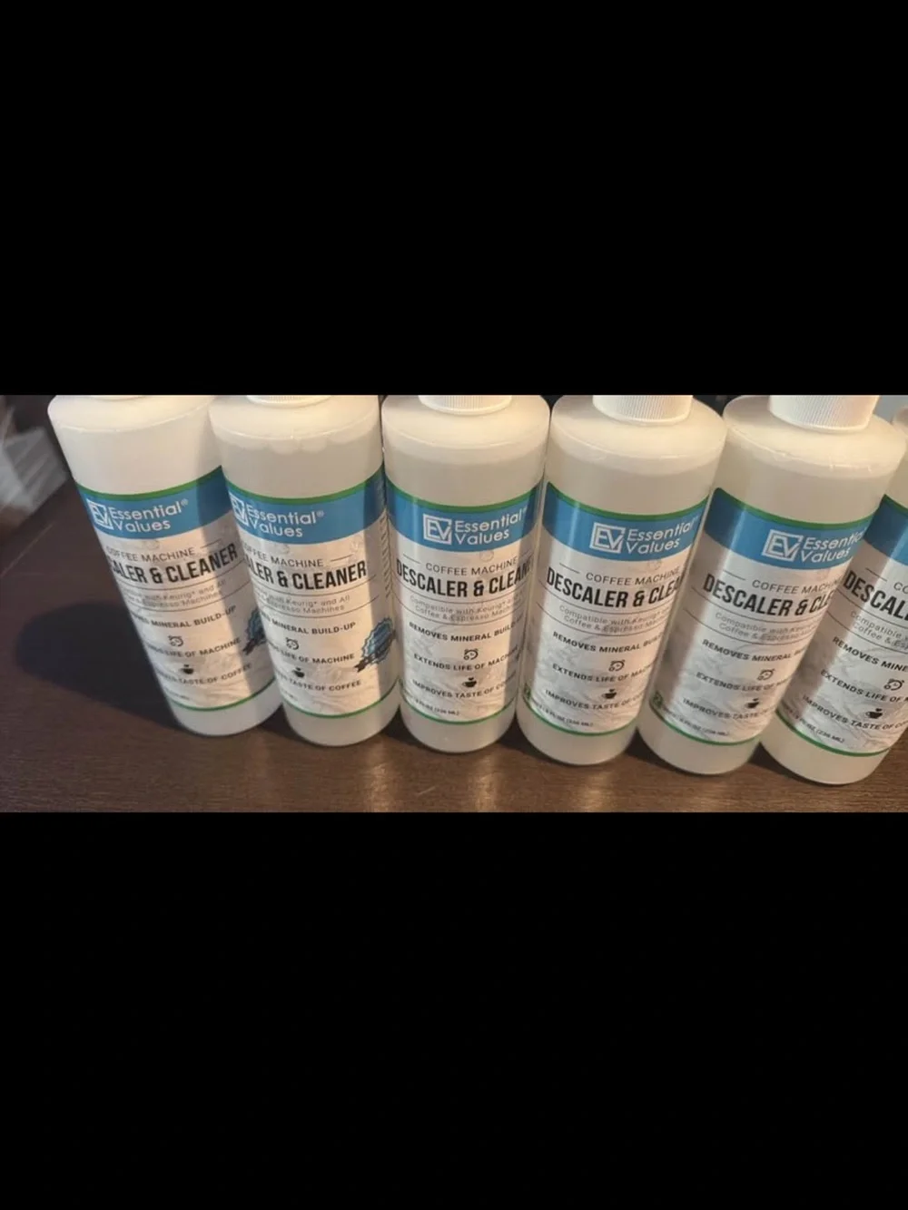 White Descaler & Cleaner for coffee machine